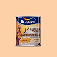 Bruguer Colores del Mundo Pintura para paredes monocapa India Melocotón Suave 750 ml